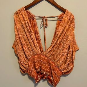Free People Boho chic style top. EUC.